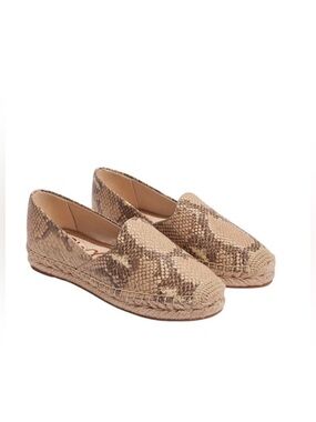 Sam Edelman Kesia leather slip on Espadrille flat loafer NEW